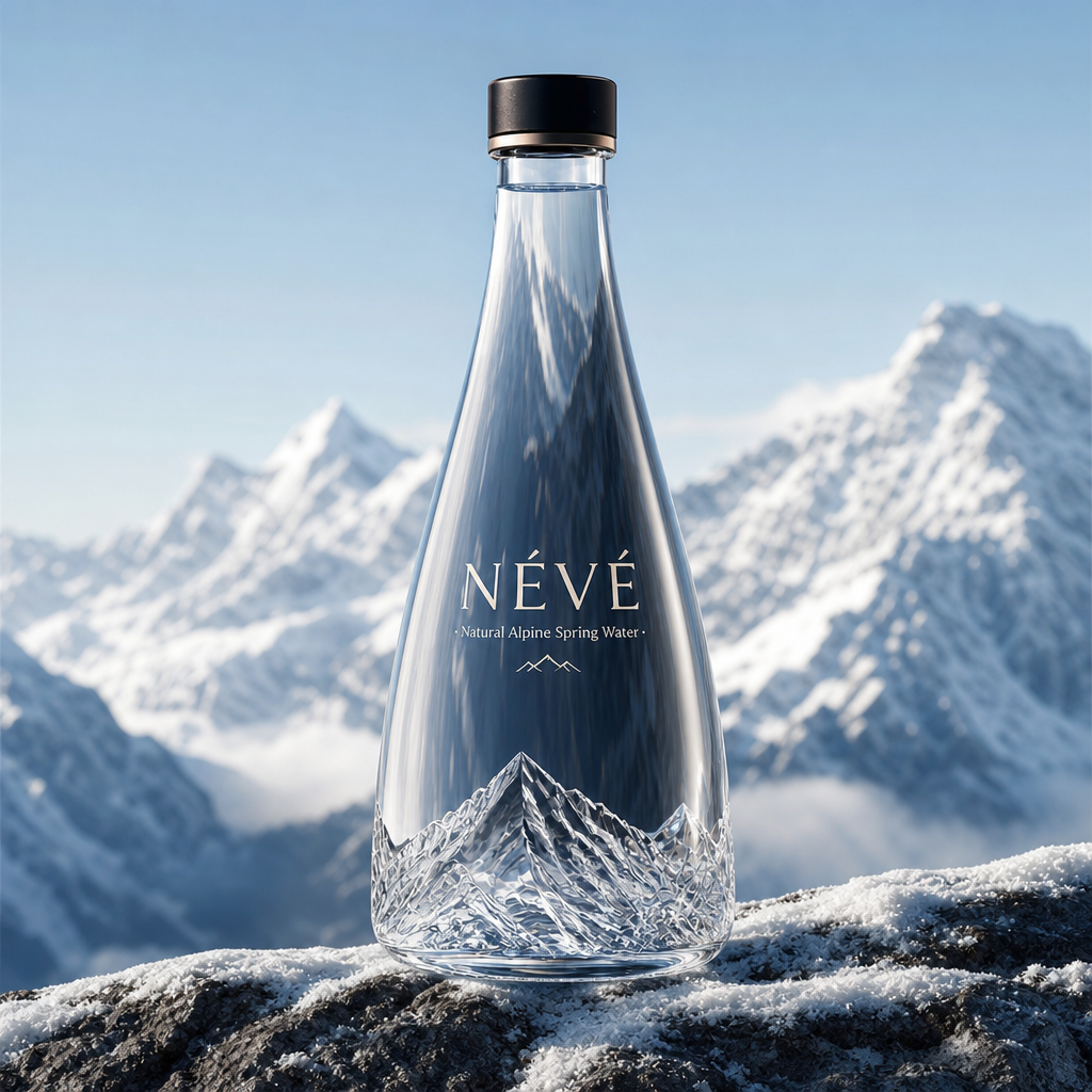Premium mineral water concept